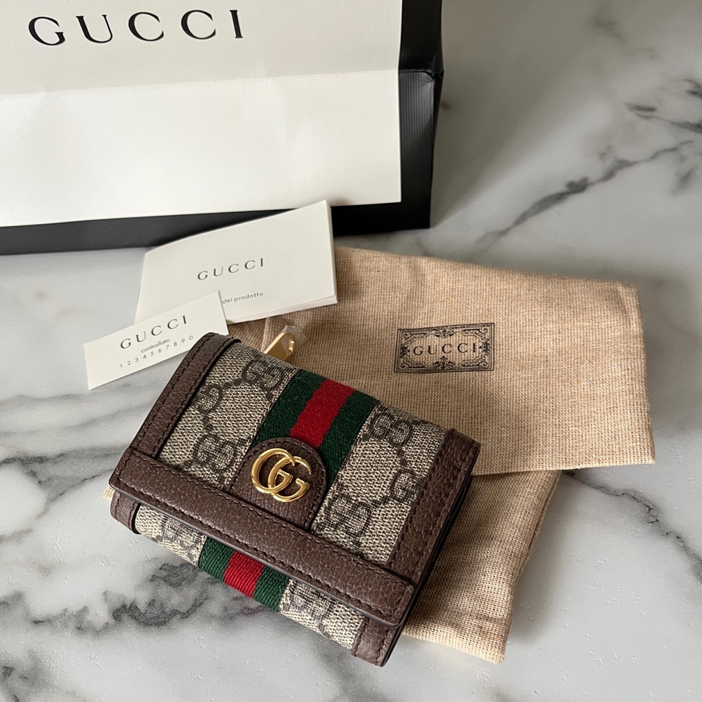 🍒GUCCI🍒 OPHIDIA BIFOLD WALLET